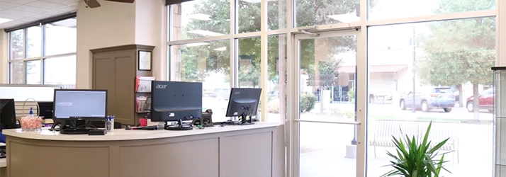 Chiropractic Temple TX Reception Desk