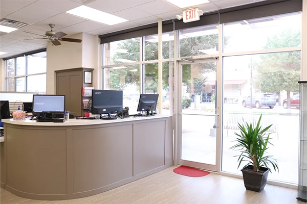 Chiropractic Temple TX Reception Desk